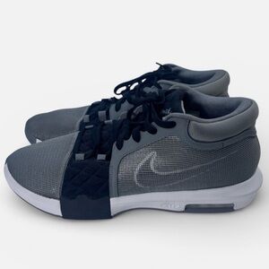 Nike Lebron Witness 8 Basketball Shoes Mens 18 Gray Black Low Top Lace Up